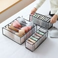 thumbnail image 4 of Sock Drawer Organizer, Sock and Underwear Organizer, Sock Organizer for Drawer, Mesh Foldable Cabinet Closet Organizers and Storage Boxes for Storing Socks, Underwear, Ties, Panties, 4 of 4