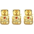 thumbnail image 1 of Lindt White Chocolate Teddy 100g, Gold (Pack of 3), 1 of 5
