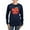 Navy, variant on CafePress - 100Th Day Of School Red Apple Long Sleeve T Shirt - Women's Long Sleeve Graphic Tee Casual Fit