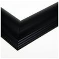 thumbnail image 2 of ArtToFrames 24x24" Satin Black Reverse Step Picture Frame, Black Wood Poster Frame, with Regular Acrylic and Foam Backing 3/16 inch (FBPL-1419), 2 of 5