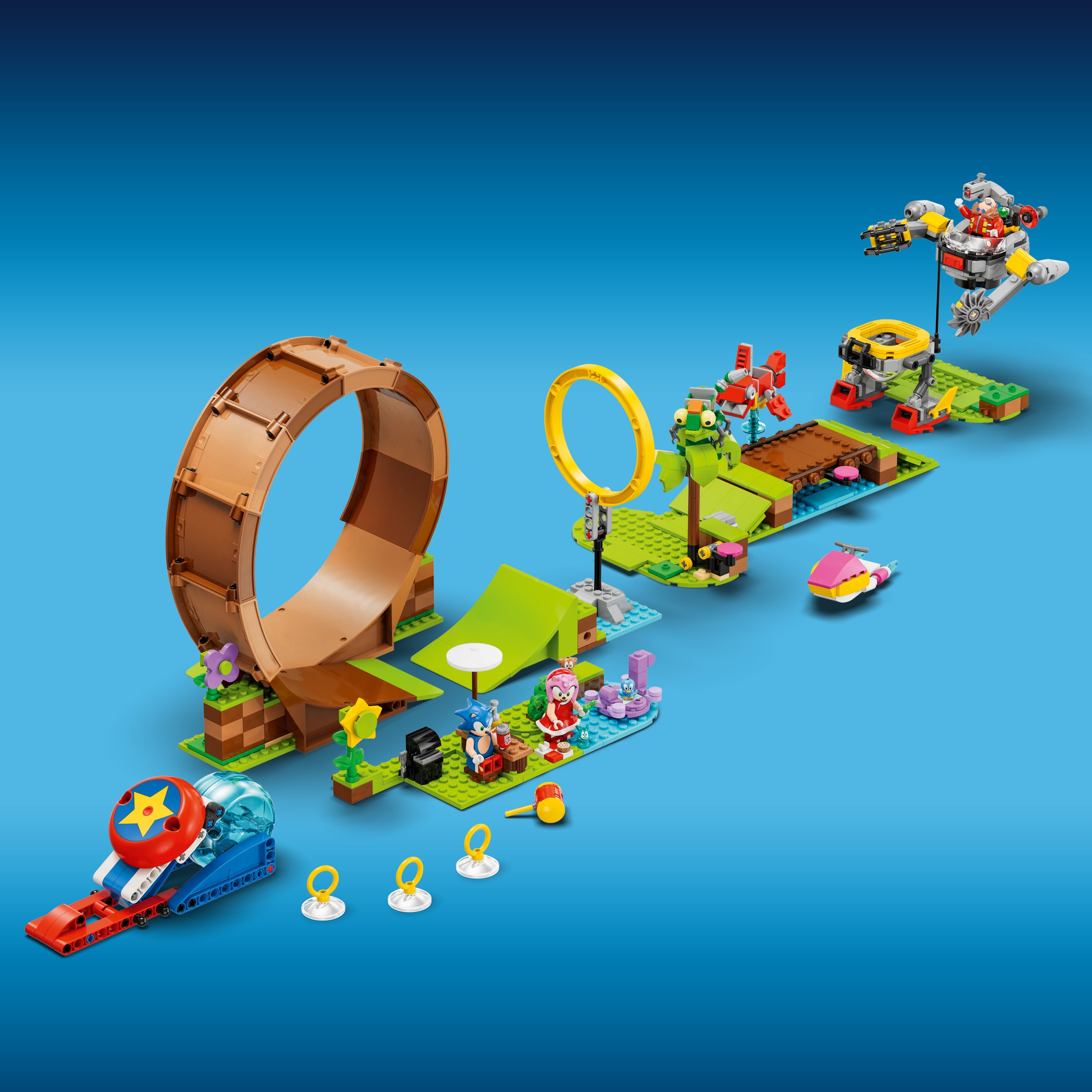 LEGO Sonic the Hedgehog Sonic's Green Hill Zone Loop Challenge 76994  Building Set