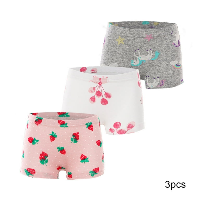 Babycottons Toddler Girls Ultra Soft peruvian pima cottons Dots underwear 3  pack