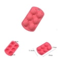 thumbnail image 4 of Naisfei 4 Pcs Fruit Shaped Jelly Molds, 3D Mini Pineapple Strawberry Orange Blueberry Mulberry Candle Silicone Fruit Mold for Jelly Fondant Soap Gummy Cake Cupcake Topper Decoration,with dropper, 4 of 6