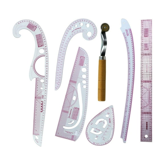 Règle de Couture Bricolage Ensemble Tailleur Concepteurs Outils de Couture Durables Couturières Ruler 6 Ruler