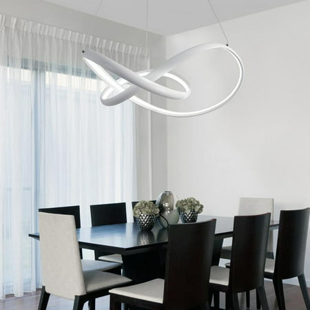 Modern Nature White LED Pendant Light Chandelier Ceiling Lighting Fixture for Living Kitchen Kids Bedrooms Dining