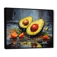 thumbnail image 2 of Designart "Acrylic Avocado Expression II" Food & Beverage Floater Framed Wall Art Living Room, 2 of 7