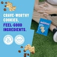 thumbnail image 2 of Mavericks Chocolate Chip Bolt XEF1&nbsp;Cookies - Vegan Friendly Chocolate Chip Cookies, Healthy, Dairy Free, Plant Based Snack for Kids, Nut Free, 40% Less Sugar - 2 Boxes (16 Pouches), 2 of 3