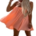 thumbnail image 4 of Ladies Spaghetti Strap Sleeveless Dress with Loose Backless Design for Party, 4 of 9