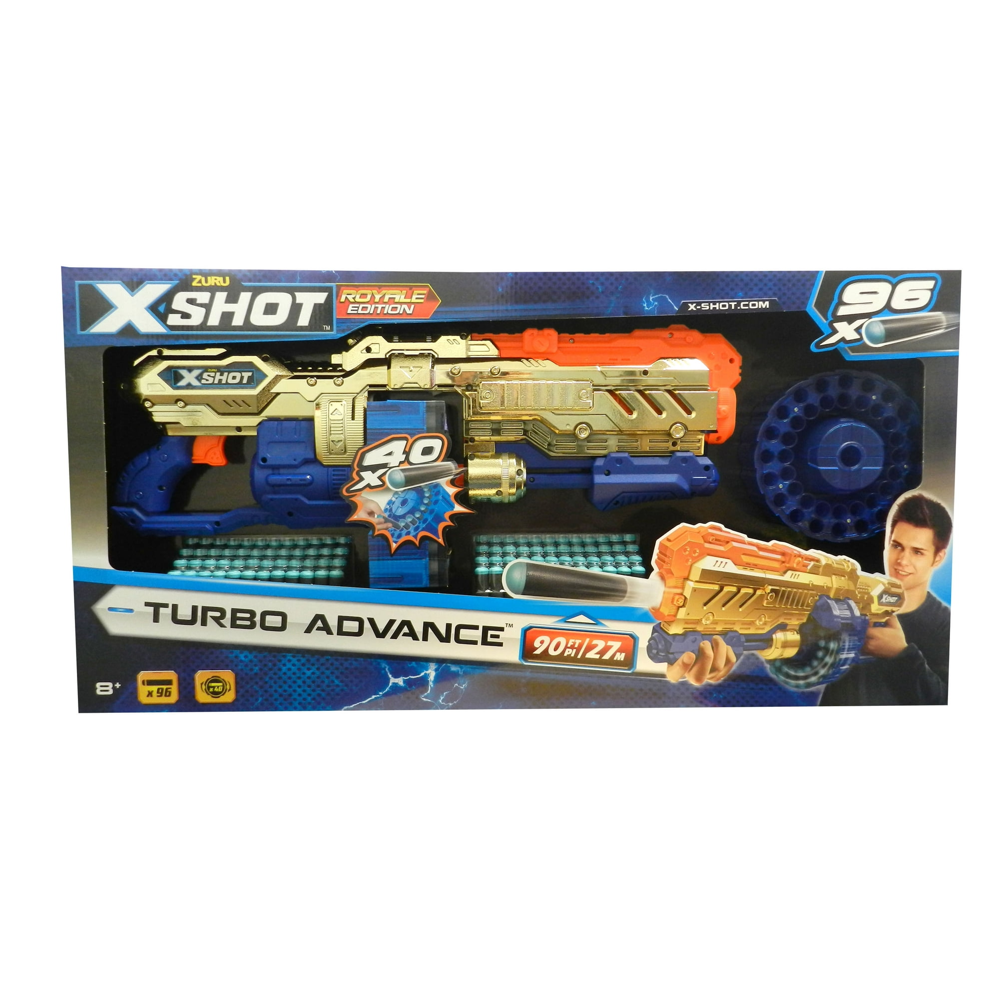 Zuru X-Shot Royale Edition Turbo Advance Golden Blaster - Walmart.ca