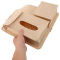 thumbnail image 3 of OUNONA Car Tissue Makeup Organizer Felt Beige Hanging 1Pack, 3 of 8