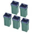 thumbnail image 4 of Uxcell 32V 40A Automotive Mini Cartridge Fuse Female Terminal Plastic Green 5pcs, 4 of 5