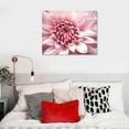 thumbnail image 4 of JRXY Canvas Print Wall Art Close Up Details of Pink Flowers Floral Botanical Photography Modern Art Chic Scenic Colorful Nature Wilderness for Living Room, Bedroom, Office Decor 20x16in, 4 of 4