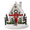Snowdrift Cottage, variant on Christmas House Aroma Diffuser – Holly Townhouse, Light-Up Holiday Humidifier with Chimney Mist and Warm Window Glow, Festive Christmas Village Decor for Table Mantel Gift