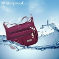 thumbnail image 3 of Douhoow Women Multi Pocket Messenger Bag Zipper Crossbody Bag Waterproof Shoulder Bag, 3 of 7