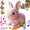 Pink, variant on Meottam My Realistic Bunny Toy with Carrot, Easter Interactive Plush Rabbit Toy, Twitches & Wiggles Ears, Electric Rabbit Toys with Sounds and Movements for Kids (Gray)
