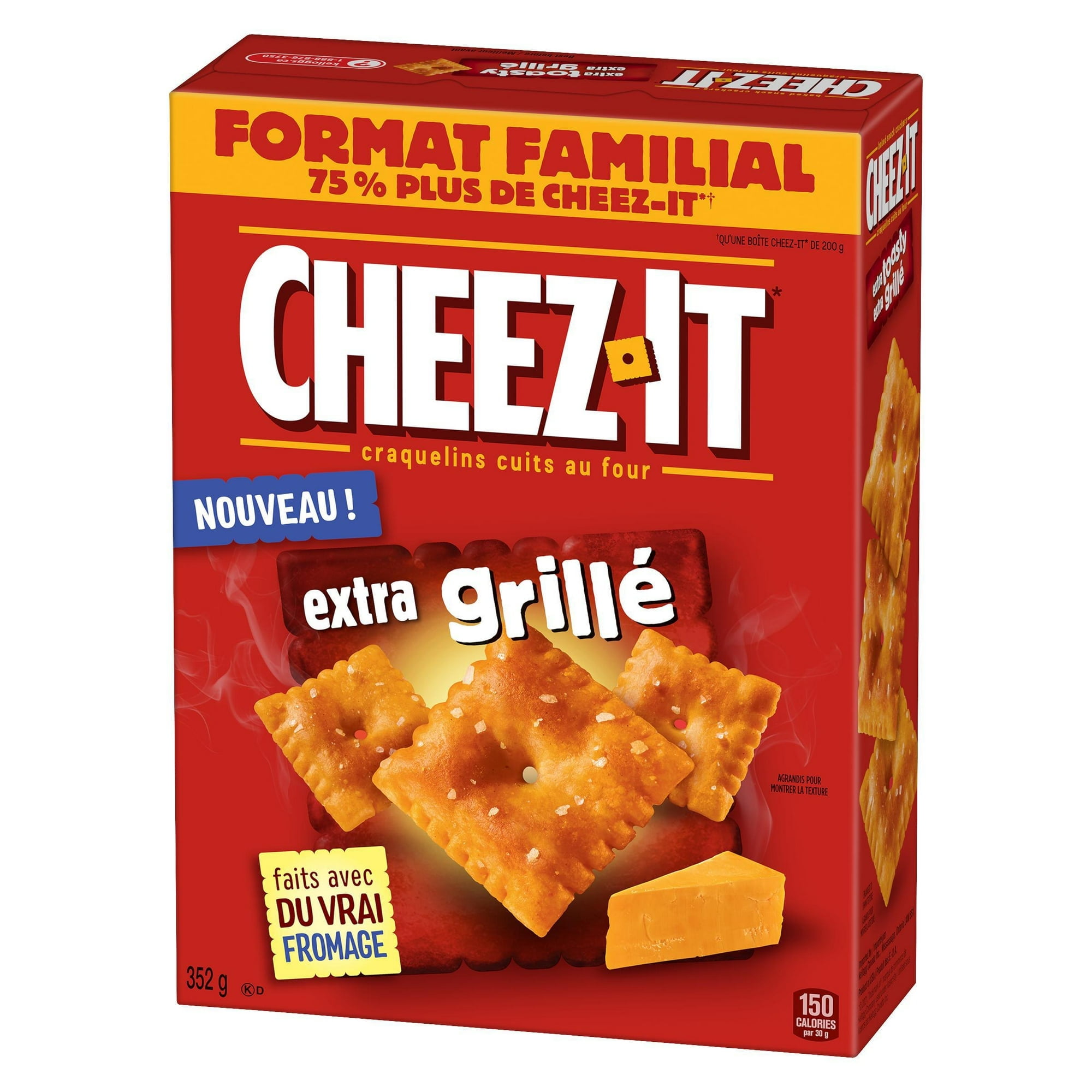 Craquelins Cheez-It* Extra Grillés 352 g