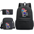 thumbnail image 1 of Set de mochilas de lona de anime Black Fridays Nights para niños, 1 of 1