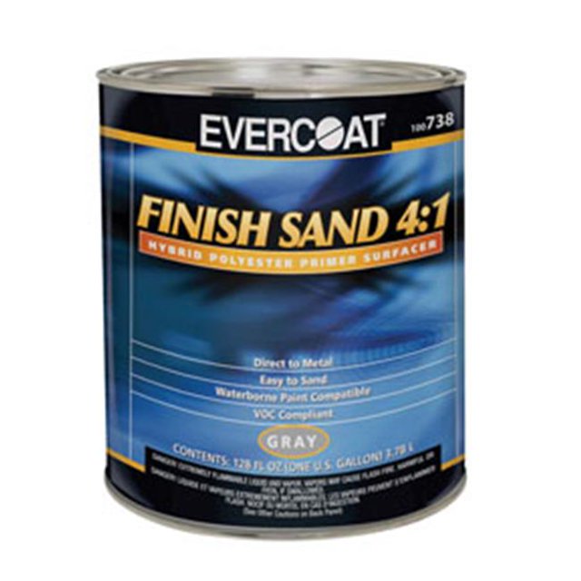 Fibre de Verre-Evercoat FIB-738 Finition Sable 4 - 1 Polyester Hybride Apprêt Surfaçant