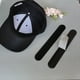 thumbnail image 4 of 100 Piezas Desechables Cap Liner Absorbe la Humedad Banda para el Sudor Visera Sombrero Adhesivo Absorbe el Sudor Tiras Cinta, Negro, 4 of 4