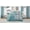 Z Blue, variant on Nanshing Home 15 Piece Geometric Jacquard Grey Gold Comforter Set, Queen Size, Room-in-A-Bag, All Season, Matching Decorative Pillows, Pillow Sham, Curtains