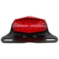thumbnail image 1 of Universal Brake Light,Universal Motorcycle Aluminum LED License Plate Light Brake Light Reliable and Durable, 1 of 5
