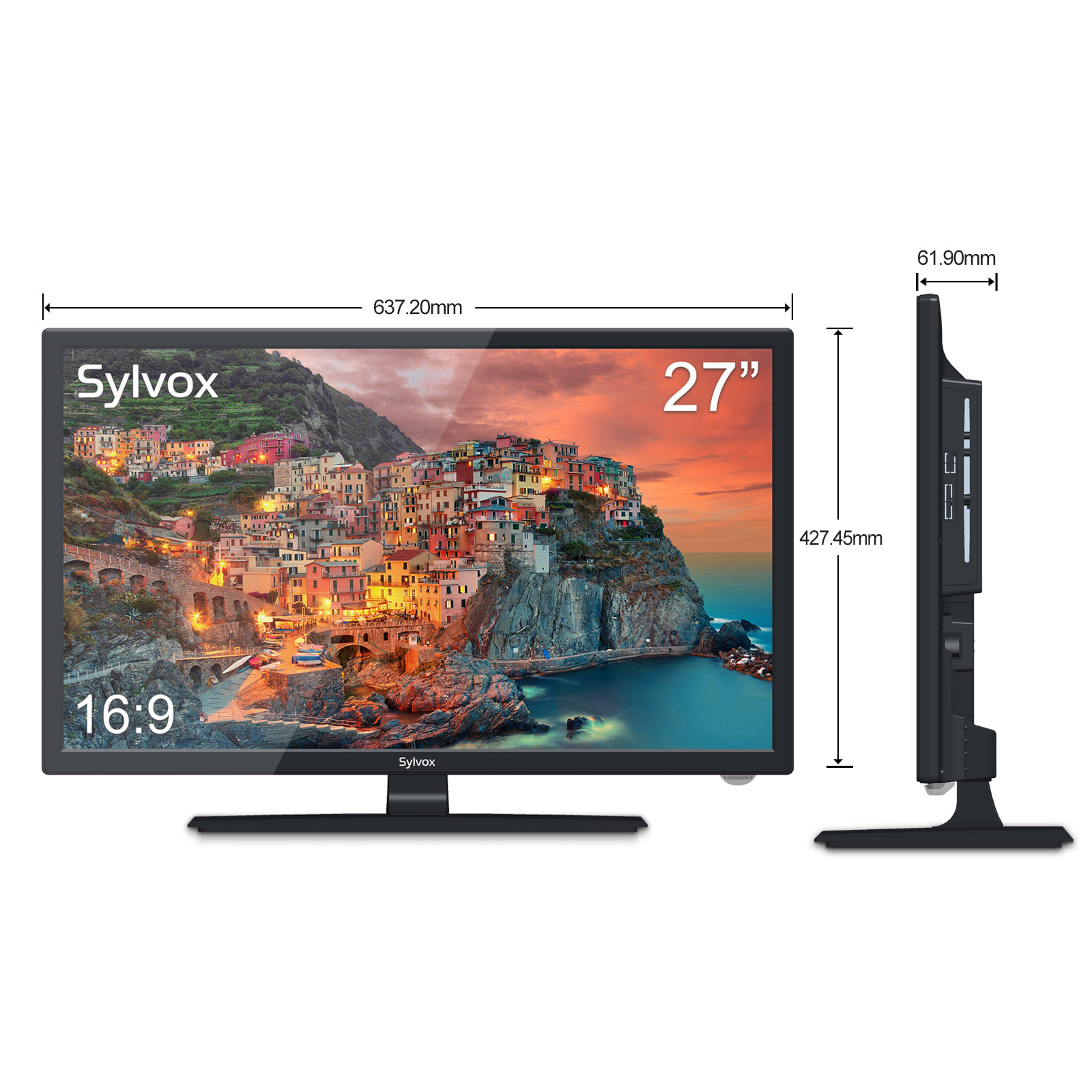 Sylvox 27" 1080p LED TV with Built-in DVD photo 5