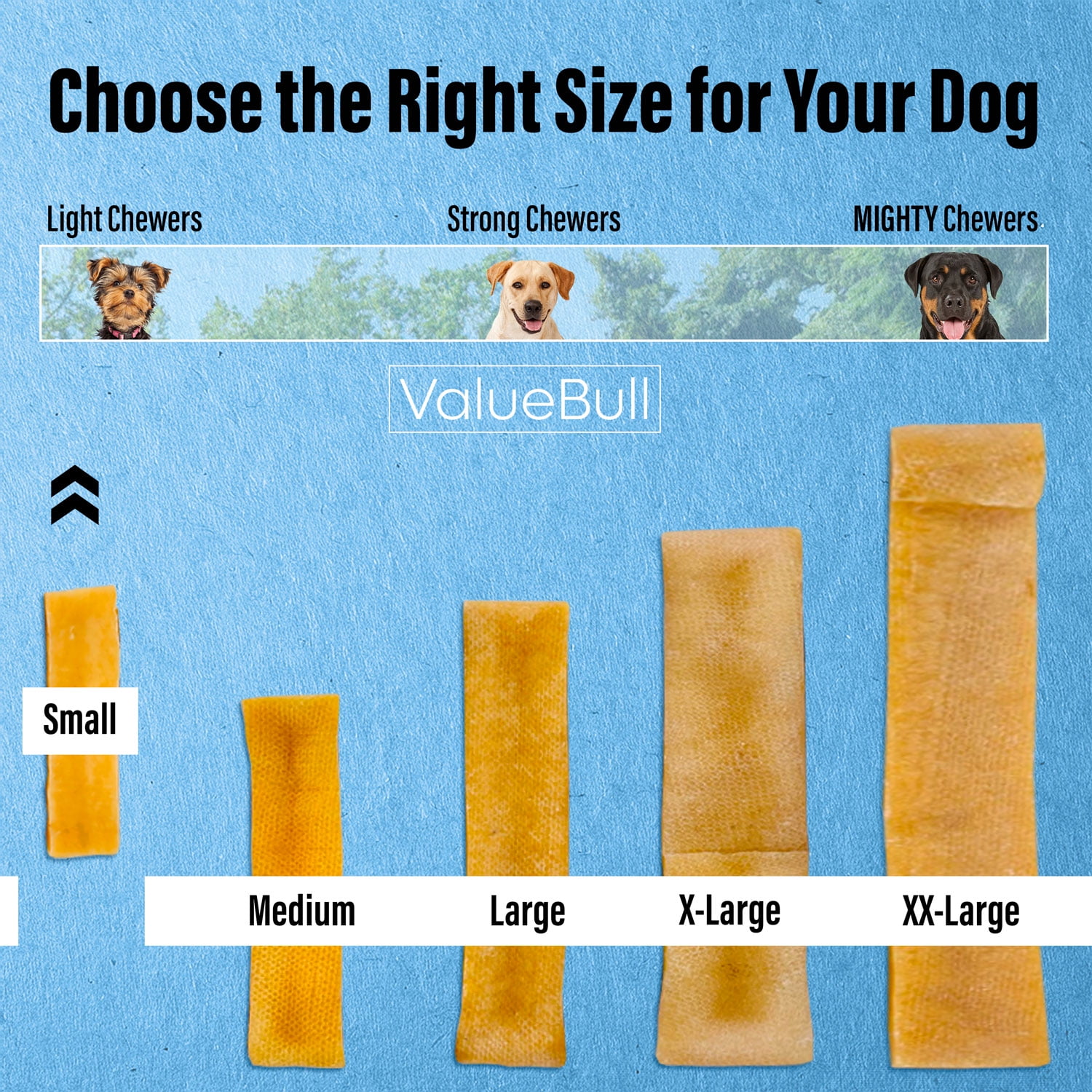 ValueBull Himalayan Yak Cheese Dog Chews, Small, 6 lb Bulk Pack