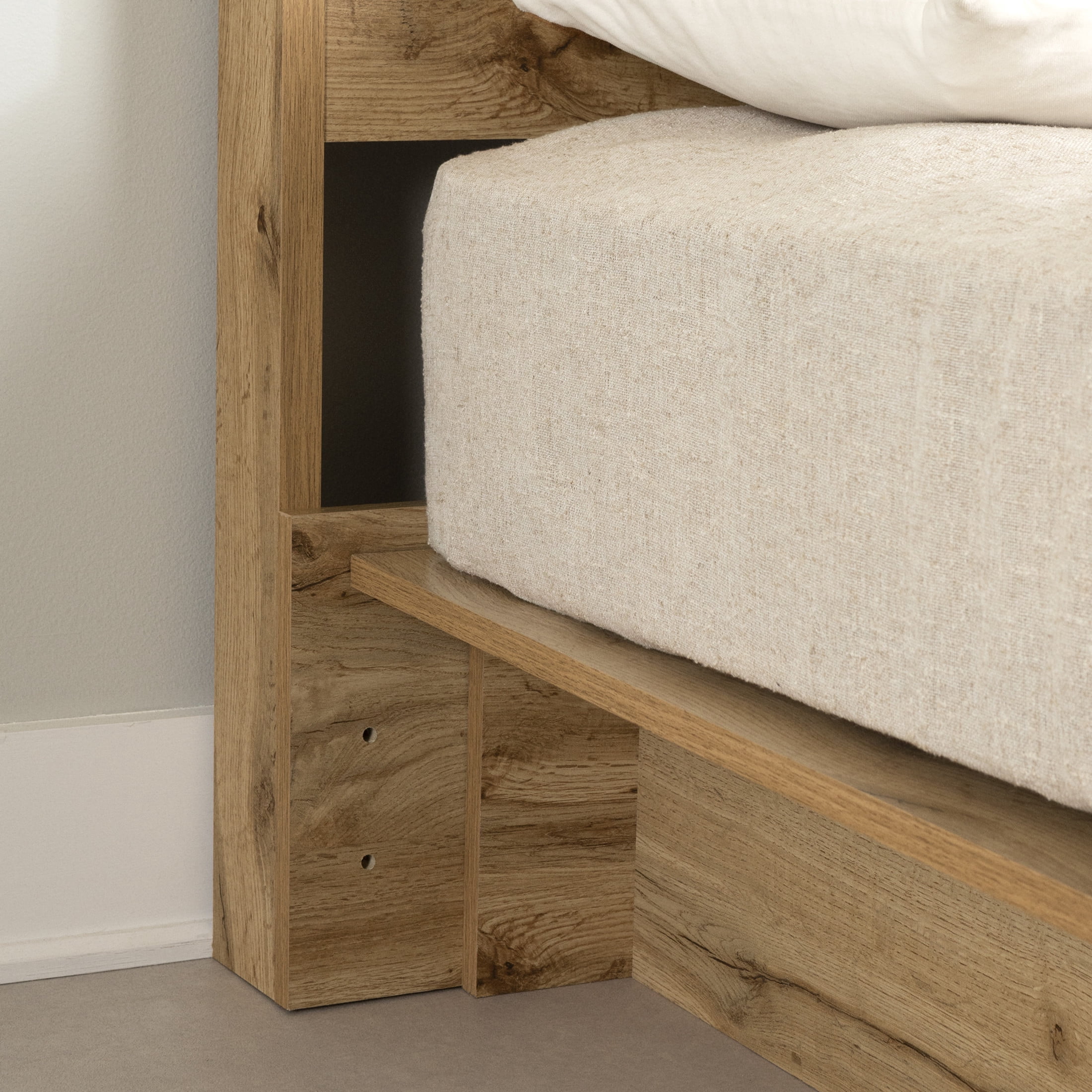South Shore Musano, Urban Modern Bed, Full/Queen Brown