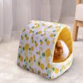 thumbnail image 3 of Hamster Nest Winter Warm Guinea Pig Tent Bed, Small Pet Hanging Hammock Bed Nest Cage Accessories Hamster Bedding Hideout for Playing Sleeping, 3 of 7