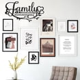 thumbnail image 3 of Cateissary Estilo único Familia donde la vida comienza el amor nunca termina palabra signo decoración de pared adecuado para cualquier ocasión Decoración del hogar, 3 of 6