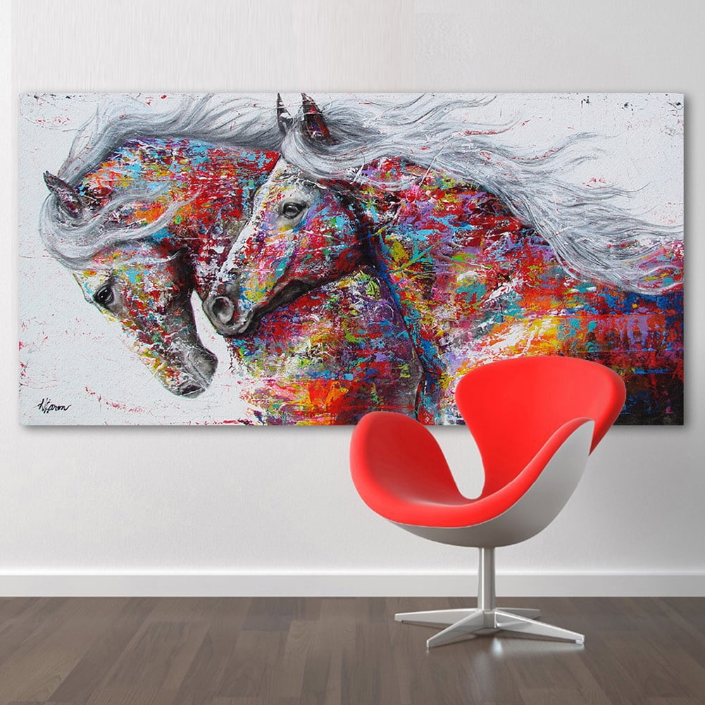 Animal Printed Oil Canvas Painting Art Poster Home Wall Decor Unframed Gift