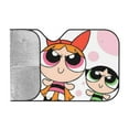 thumbnail image 2 of The Powerpuff Girls Car Sun Shade Windshield Sunshade Aluminum Foil Sun Shield For Uv Protection & Heat Blocking Medium, 2 of 9