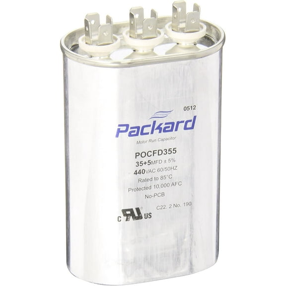 MARS 12185 Electric Motor Run Capacitor (35/5 MFD - 440 V)