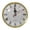 GOLD, variant on LQCrafK 5.2 Inch (130 mm) Silver Quartz Clock Insert with Roman Numeral and Quartz Movement