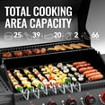 thumbnail image 6 of Royal Gourmet GA5407H 5-Burner BBQ Gas Grill with Sear Burner and Lidded Side Burner,Cabinet Style Grill for Outdoor Grilling and Backyard Cooking, Black, 6 of 13