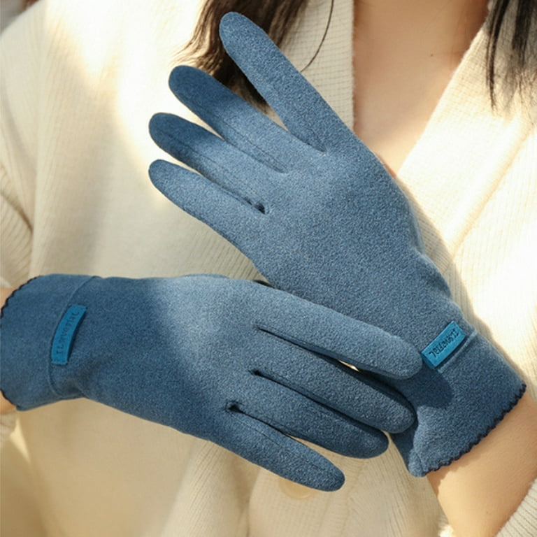 Thin knit gloves deals