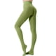 thumbnail image 1 of Leggings de baile blancos de punto sin costuras para mujer, de color liso y talla grande, sin amoníaco, 40D, coloridos, 1 of 6