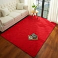 thumbnail image 4 of Softlife Super Soft Rug For Living Room Fluffy Rugs For Dorm Room Cute Plush carpet For Bedroom,8' x 10',Red, 4 of 7