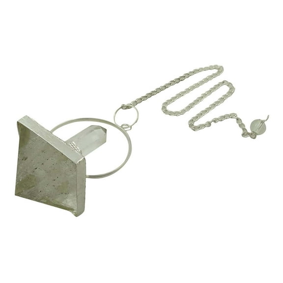 Harmonize Crystal Quartz Stone Pyramid Pendulum Dowsing Reiki Healing Crystal Spiritual Energy Generator