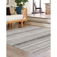 thumbnail image 3 of Rugs.com Gemstone Collection Rug – 7' Square Gray Medium Rug Perfect For Living Rooms, Kitchens, Entryways, 3 of 9