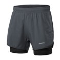 thumbnail image 1 of Doorslay Men's 2-in-1 Running Shorts Quick-Drying Breathable Energy Training Sports Jogging Cycling Shorts Extended Lining, 1 of 8