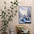 thumbnail image 3 of Kit de pintura de diamante 5D mosaico de diamante redondo completo DIY Snow Creek Likrtyny Arte deco, 3 of 9