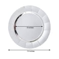 thumbnail image 2 of Balsa Circle 10 Silver 13" Round Disposable Paper Charger Plates Wedding, 2 of 8