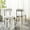 White / Black, variant on Safavieh Andrean Modern Metal and Fabric Dining Side Chairs, Black / White / Gray (Set of 2)