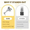 thumbnail image 4 of QenASHaing Fresh Fruit Juice Extractor, Manual Juicer Hand Press, Heavy-Duty Lemon Squeezer & Hand Juicer Squeezer with Ergonomic Grip, Easy-Clean Juicer Manual for Citrus, Orange, Lime, Pomegranate, 4 of 8
