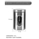 thumbnail image 4 of Contenedores de Acero Inoxidable LING HAO Juego de 3 Botes Con Tapas y Ventanas Transparentes, 4 of 5
