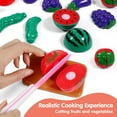 thumbnail image 4 of Accesorios de juguete de cocina para niños, juego de cocina para acampar con barbacoa para niños pequeños, juego de cocina con ollas, sartenes, utensilios de cocina, juguetes, comida y verduras, 4 of 8