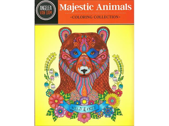 Download Design Originals Majestic Animals Coloring Bk Walmart Com Walmart Com