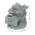 thumbnail image 2 of unbranded Escultura Kylin En Resina Oscuro Para En Casa Y Eventos Especiales, 2 of 6