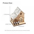 thumbnail image 5 of Christmas Wood Village House Xmas Style Ornaments Village Chistmas Scene Festival Wood Craft House Decors House Decors, 5 of 5